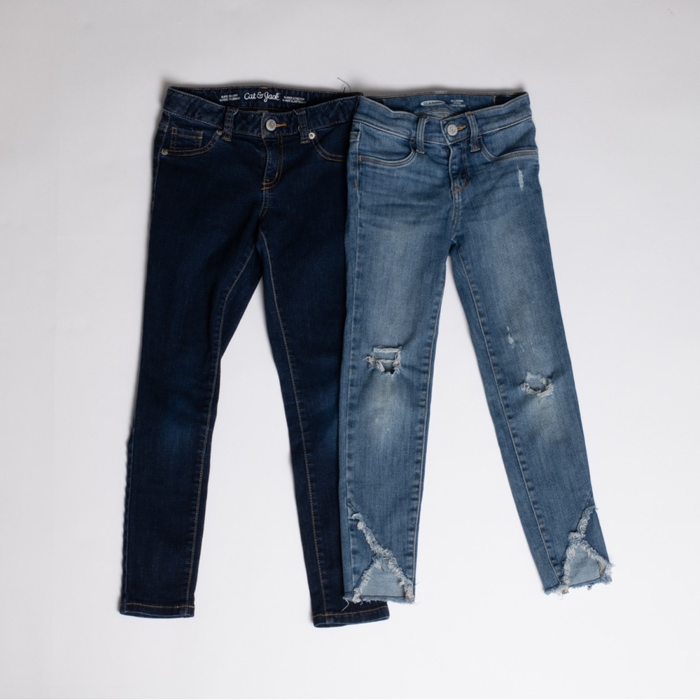 Lot of 2 jeans | cat & jack + old navy